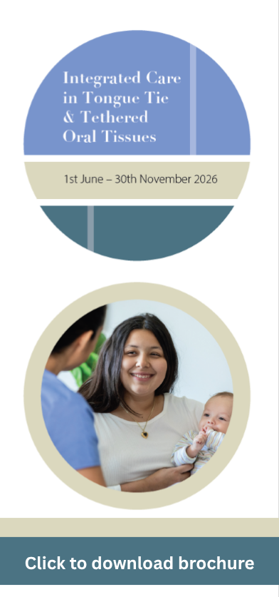 Integrated Care in Tongue Tie & Tethered Oral Tissues Brochure